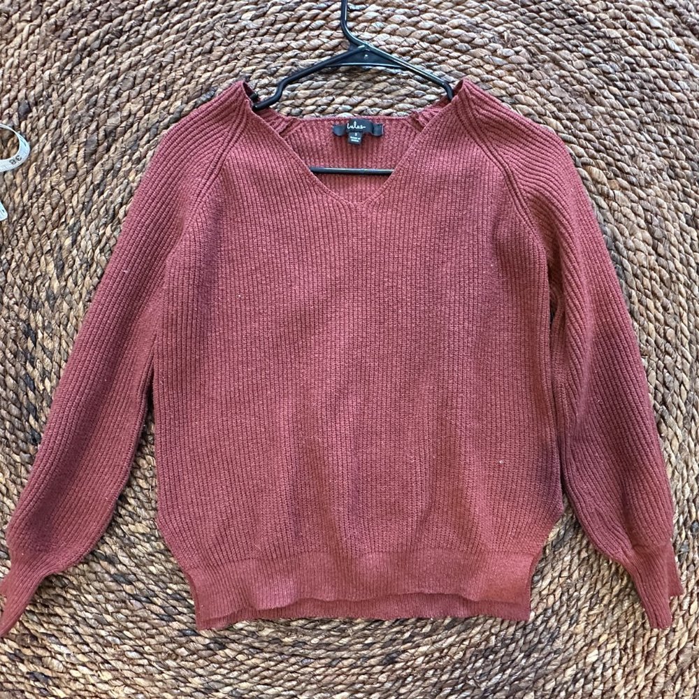 Lulu's Rust Sweater - Picture 2 of 2